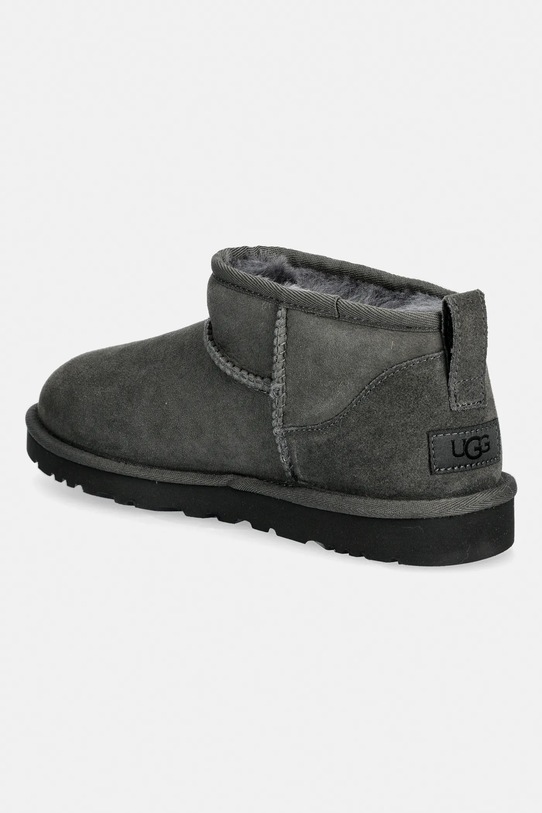 Obuwie UGG śniegowce zamszowe Classic Ultra Mini 1137391.MLF szary