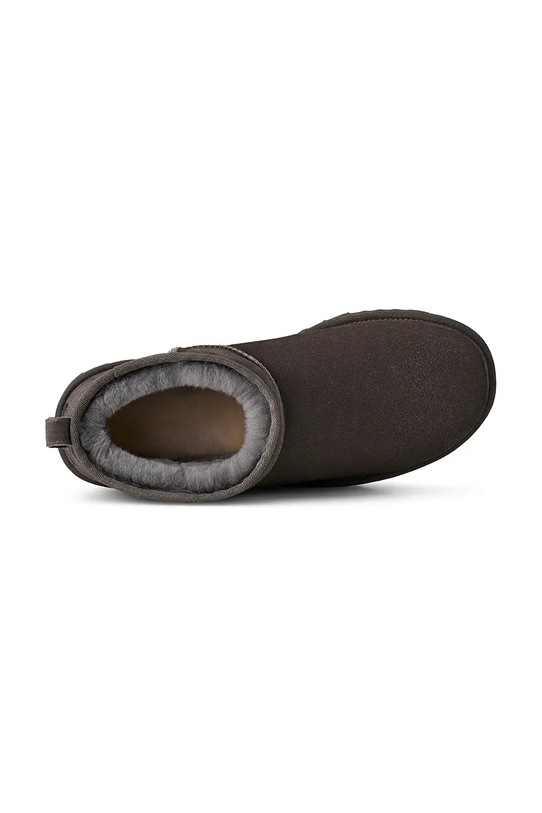 UGG śniegowce zamszowe Classic Ultra Mini 1137391.MLF szary