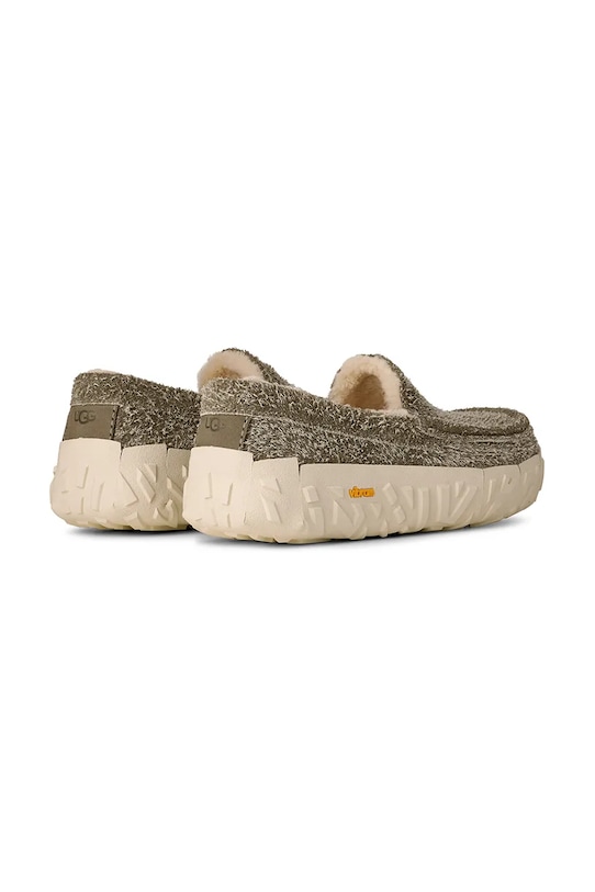 Obuća Mokasinke od brušene kože UGG Ascot Wrap Tech 1167670.MBF zelena