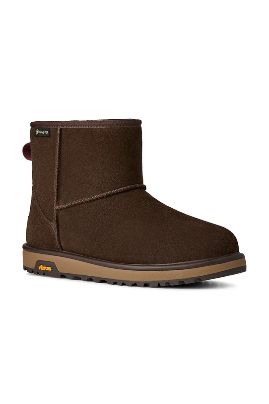 UGG śniegowce zamszowe Classic Mini GTX 1171150.DDC brązowy AW25