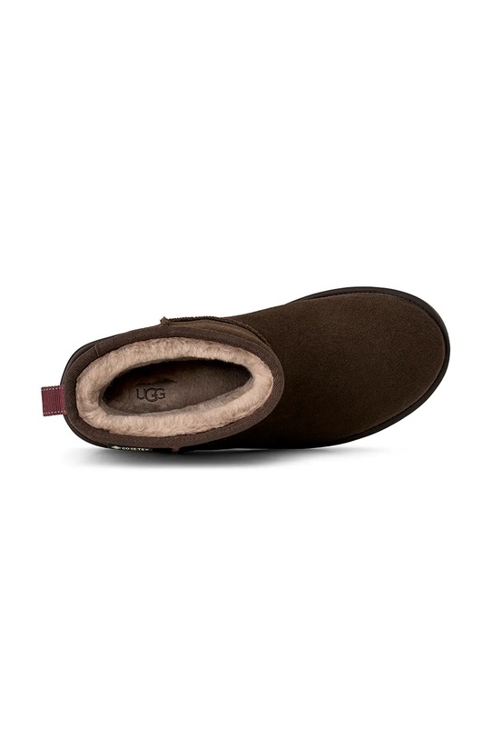 UGG śniegowce zamszowe Classic Mini GTX 1171150.DDC brązowy