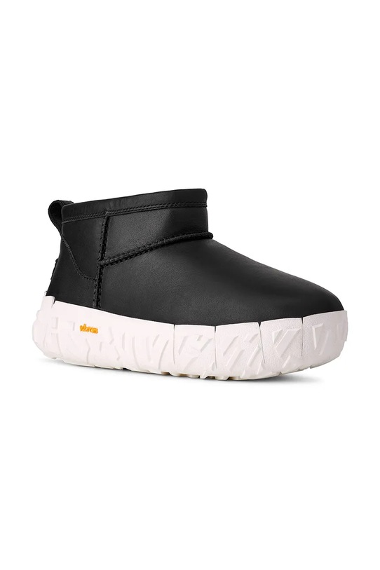 UGG śniegowce zamszowe Cl Ultra Mini Wrap Tech Noir 1171215.BKJ czarny AW25