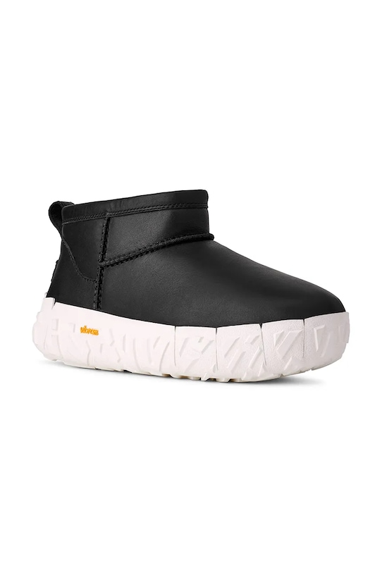 Semišové snehule UGG Cl Ultra Mini Wrap Tech Noir 1171215.BKJ čierna AW25