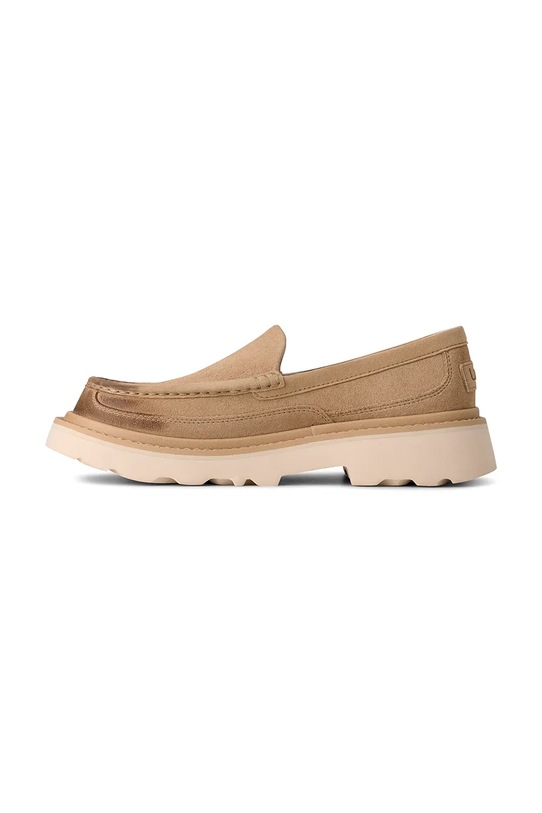 UGG mokasyny zamszowe Ascot Lug beżowy 1172691.MDSD