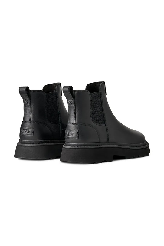 Obuwie UGG sztyblety skórzane Chelsea Lug Leather 1172990.BLK czarny