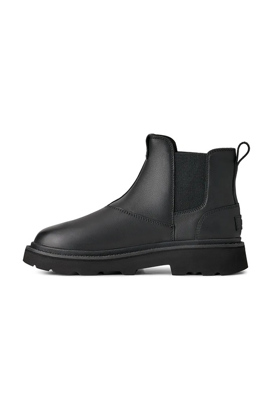 UGG sztyblety skórzane Chelsea Lug Leather czarny 1172990.BLK