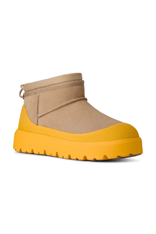 UGG śniegowce zamszowe Cl Ultra Mini Weather Hybrid 1174196.MMM beżowy AW25