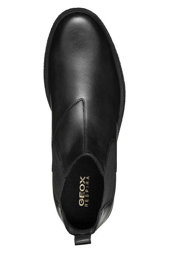 Boty s gumou Geox UOMO CLAUDIO U2658A.00043.C9999 černá