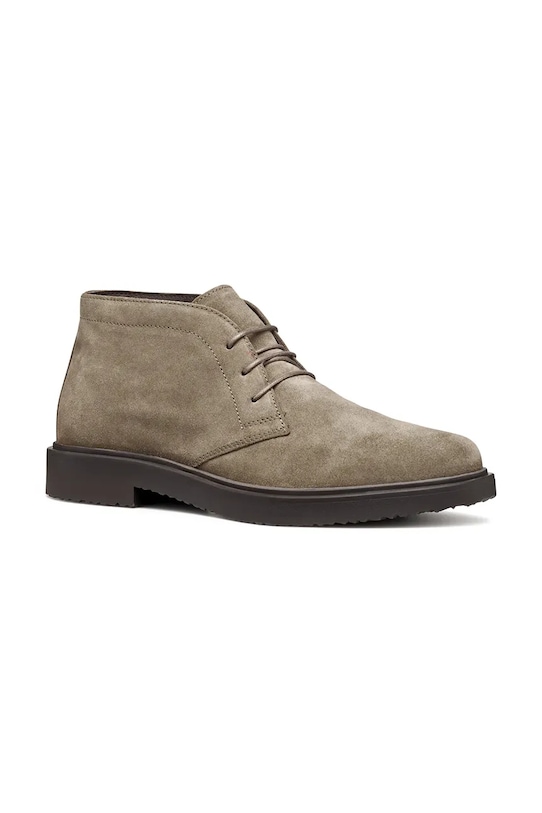 Semišové členkové topánky Geox U MASSIMIANO U46H9A.00022.C6029 hnedá AW25