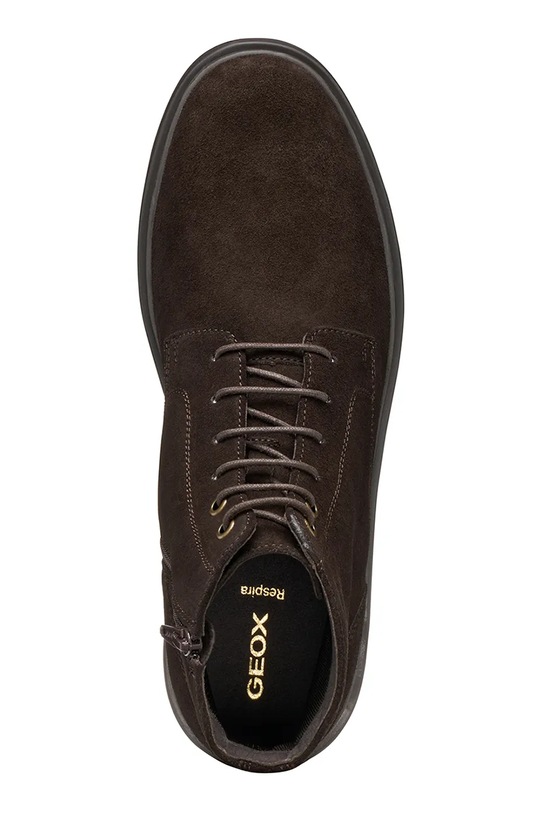 Geox pantofi de piele întoarsă U MASSIMIANO U56H9A.00022.C6006 maro