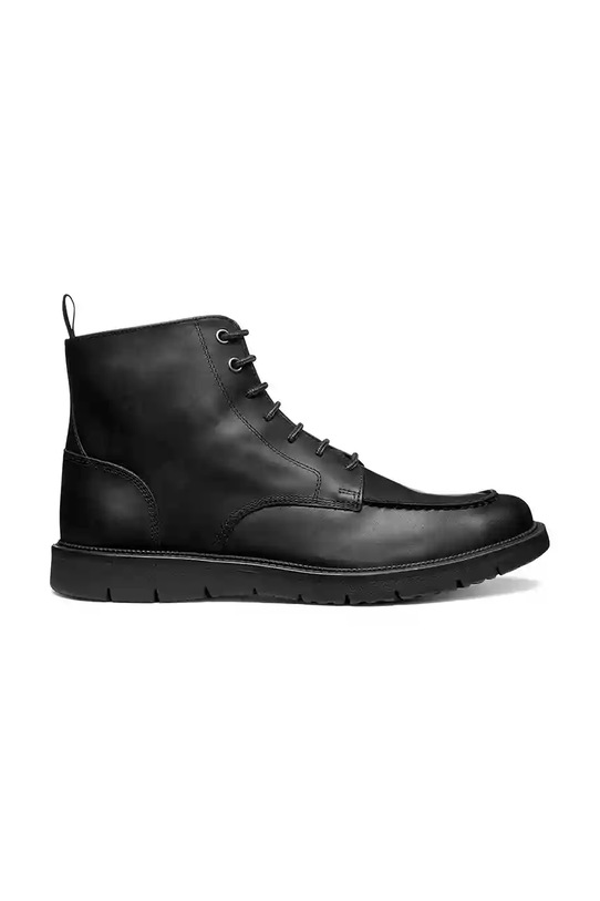 Geox ghete de piele U POVE casual negru U56M7A.000FF.C9999