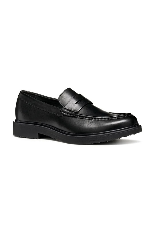 Usnjeni mokasini Geox U MASSIMIANO U56H9C.00043.C9999 črna AW25