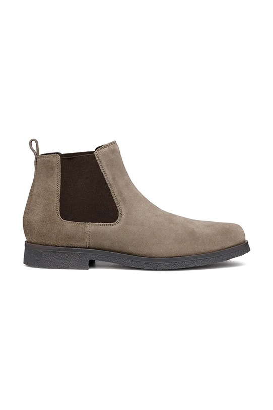 Bruno Marc Stivaletti Chelsea Uomo Pelle Scamosciata - Vintage Grigio, Suola Antiscivolo, Taglia 41