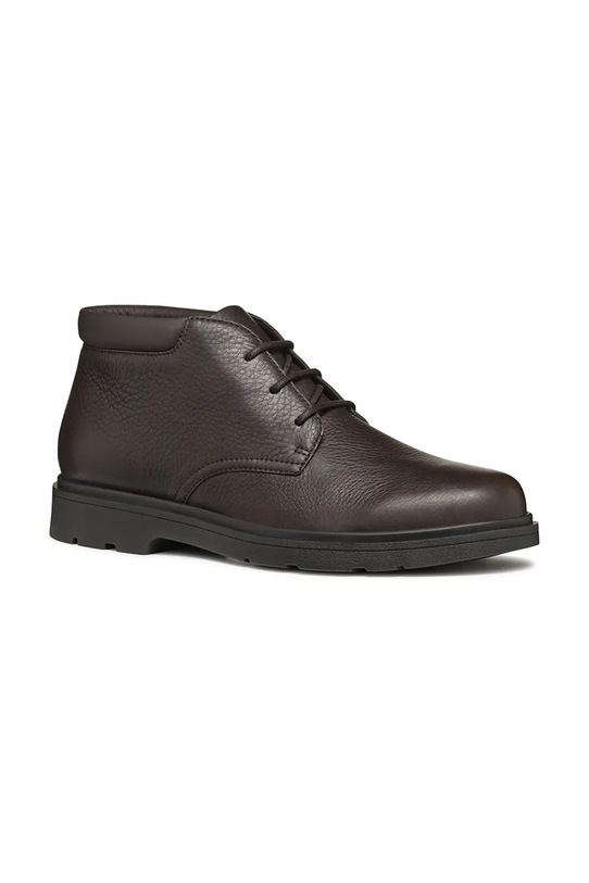 Vysoké kožené boty Geox U SPHERICA EC1 U36D1B.00046.C6010 hnědá AW25