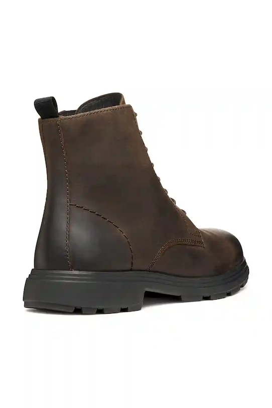 Încălțăminte Geox ghete de piele U MEIERN U56LZE.000FF.C6010 maro