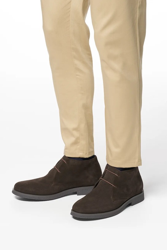 Semišové kotníkové boty Geox UOMO CLAUDIO U0458A.00022.C6024