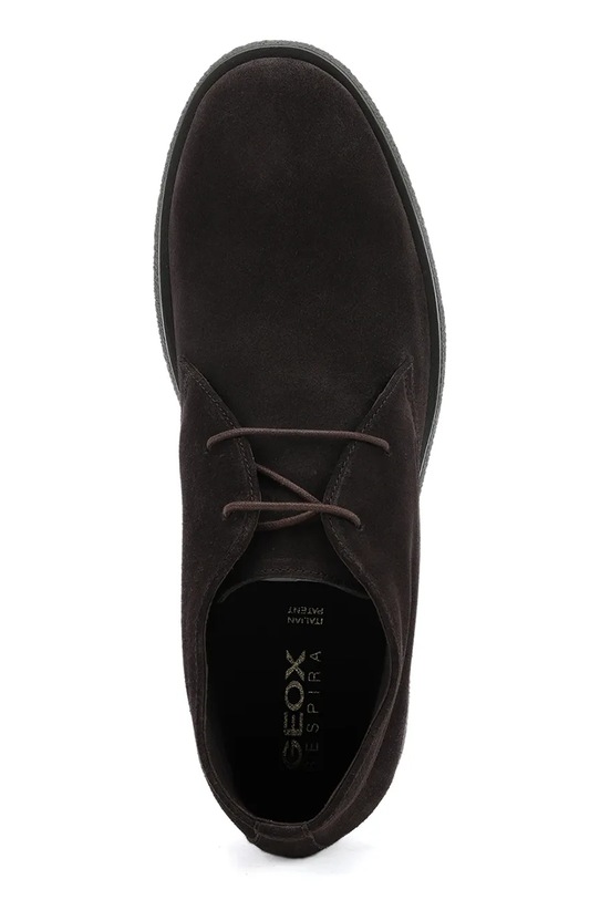 Semišové kotníkové boty Geox UOMO CLAUDIO U0458A.00022.C6024 hnědá