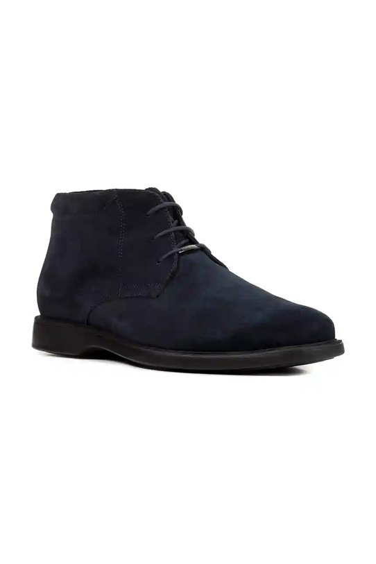 Geox pantofi de piele întoarsă U BRAYDEN 2FIT ABX U54N1D.00022.C4002 bleumarin AW25