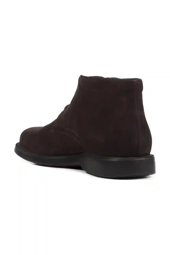 Geox pantofi de piele întoarsă U BRAYDEN 2FIT ABX maro U54N1D.00022.C6009