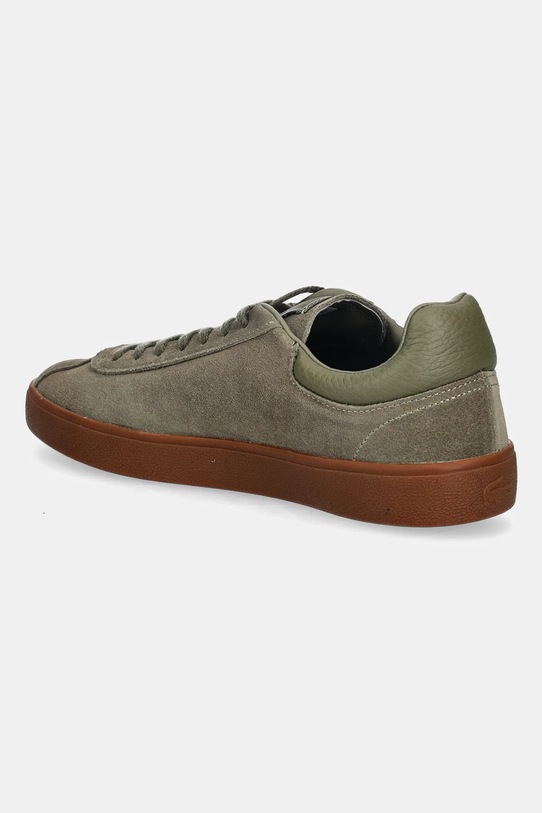 Scarpe Lacoste sneakers in camoscio Baseshot Sneakers 50SMA0022 verde