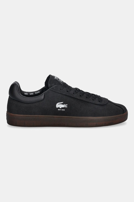 Lacoste sneakersy zamszowe Baseshot Sneakers 50SMA0026 czarny NC25