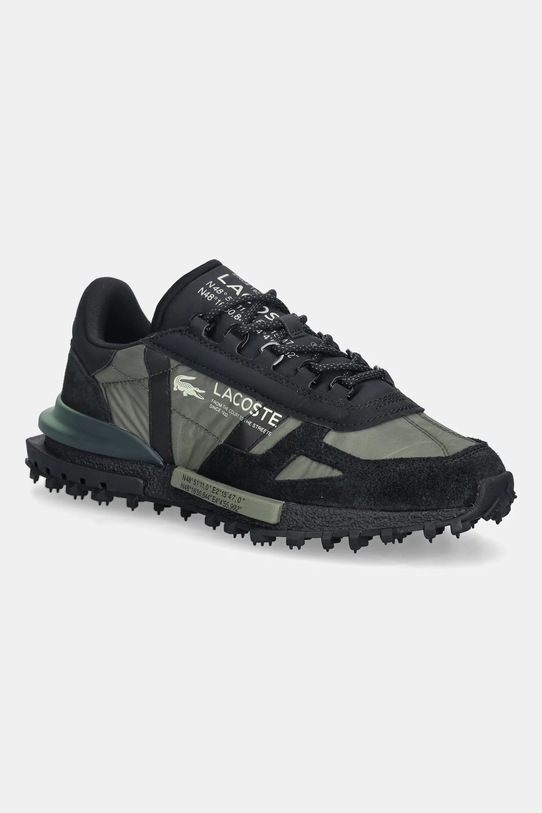Кроссовки Lacoste Elite Active Sneakers Night замш зелёный 50SMA0080