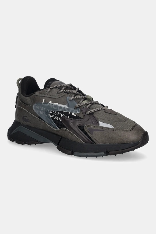 Αθλητικά Lacoste L003 Neo Tech Sneakers υφασμάτινο καφέ 50SMA0124