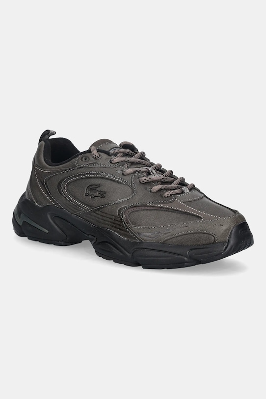 Αθλητικά Lacoste 96 2K Sneakers Rene απομίμηση λείου δέρματος καφέ 50SMA0174