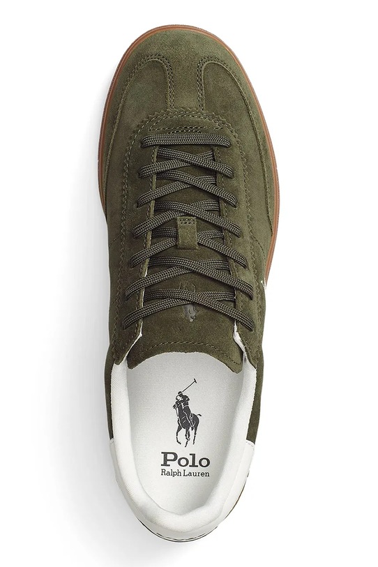 Polo Ralph Lauren sneakersy skórzane Bedford Pp zielony 809967889001.301