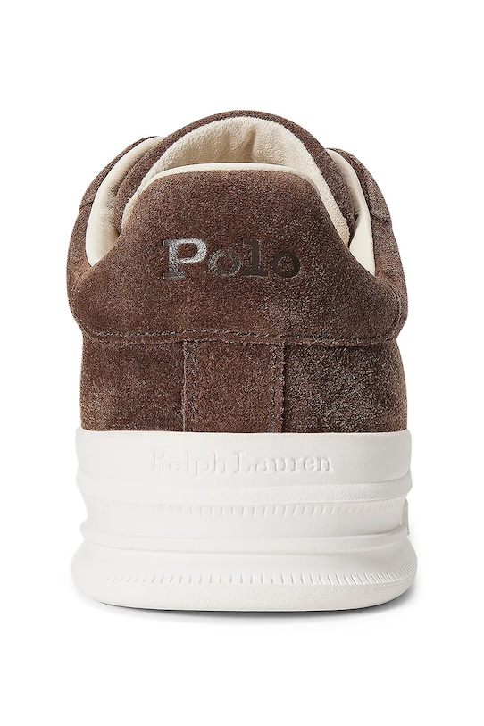 Obuwie Polo Ralph Lauren sneakersy skórzane Hrt Crt Ii 809973732002.200 brązowy