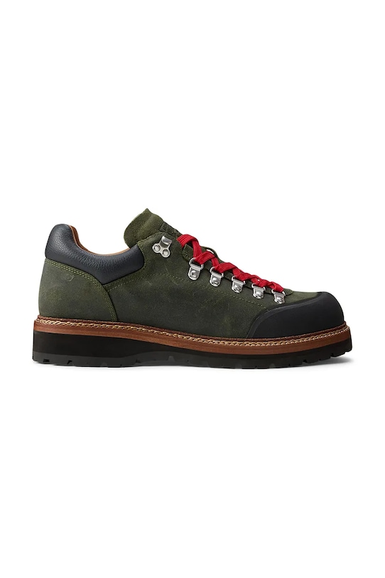 Polo Ralph Lauren półbuty zamszowe Polo Alp Low Boots skóra zamszowa zielony 812974119003.300