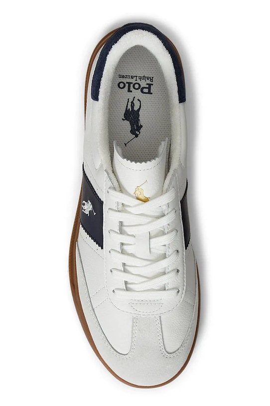 Polo Ralph Lauren sneakersy skórzane Hrt Aera Pp biały 809973706001.410