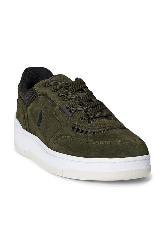Tenisice od brušene kože Polo Ralph Lauren Opn Mster Pp 809974025002.300 zelena AW25