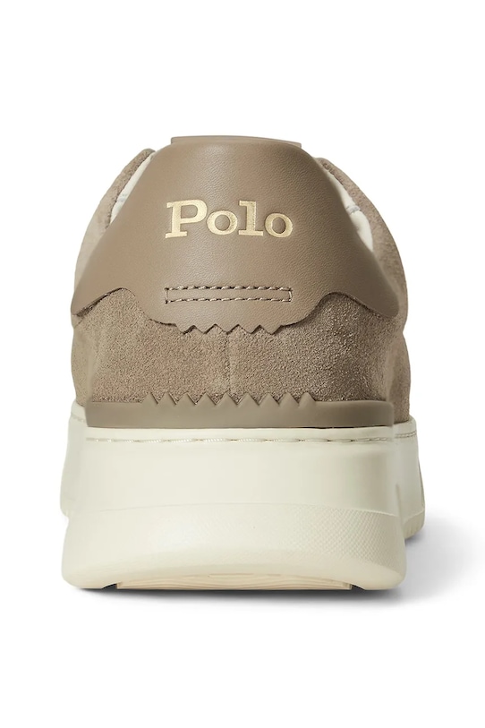 Shoes Polo Ralph Lauren suede sneakers Rlite Court 809974096001.200 beige