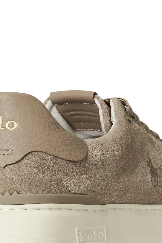 Σουέτ αθλητικά παπούτσια Polo Ralph Lauren Rlite Court μπεζ 809974096001.200