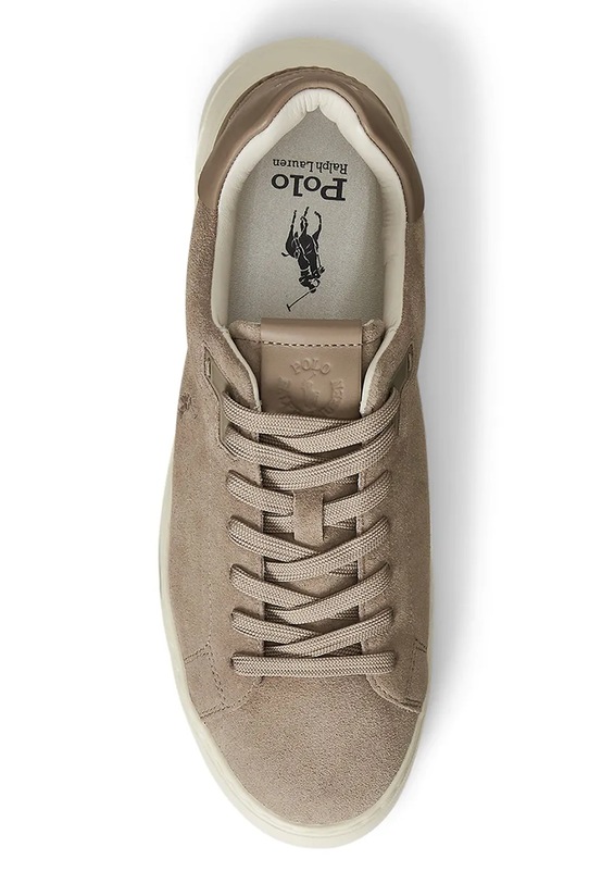 Σουέτ αθλητικά παπούτσια Polo Ralph Lauren Rlite Court 809974096001.200 μπεζ