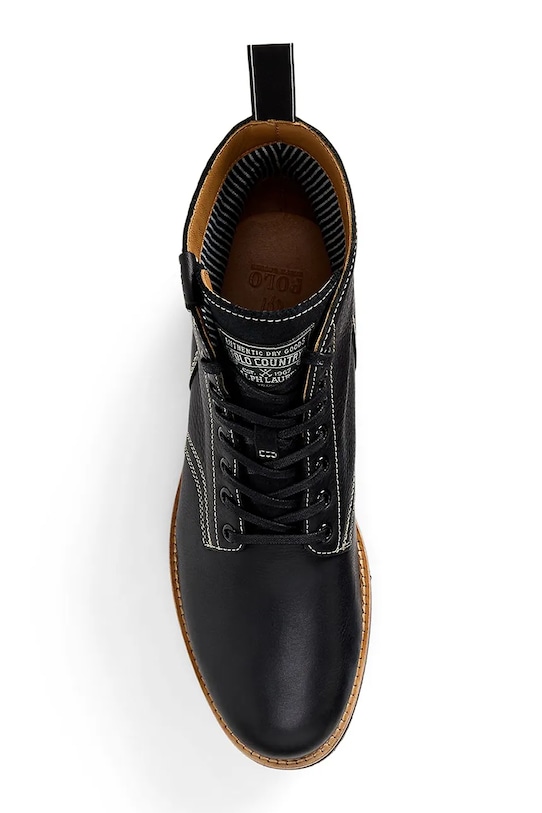 Polo Ralph Lauren buty wysokie skórzane Radford Boot czarny 812959000001.001