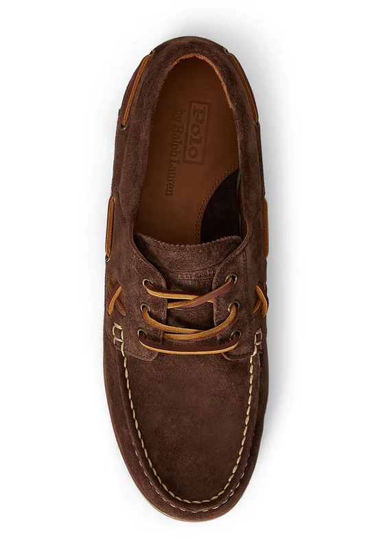 Kožne mokasinke Polo Ralph Lauren Ranger Deck smeđa 812974979003.201