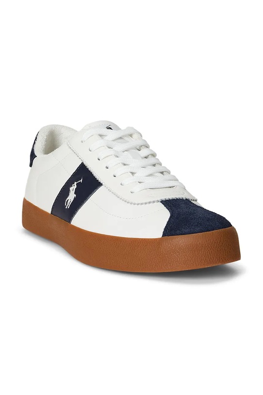 Polo Ralph Lauren sneakersy skórzane Court Vlc Pp 816974111003.100 biały AW25