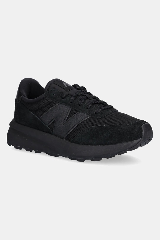 New Balance sneakers din piele întoarsă 370 piele întoarsă negru U370AJ