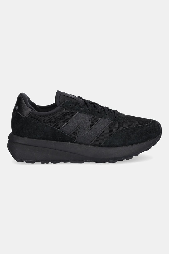 New Balance sneakers din piele întoarsă 370 U370AJ negru AW25