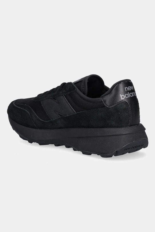 Încălțăminte New Balance sneakers din piele întoarsă 370 U370AJ negru
