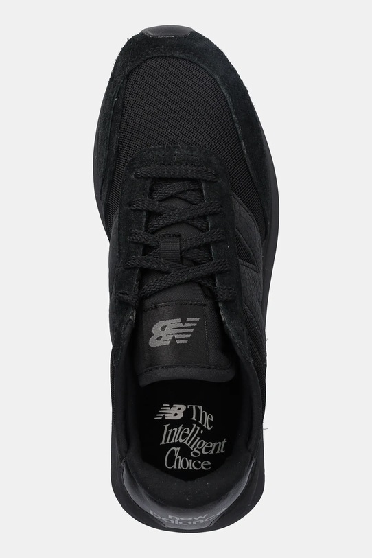 New Balance sneakers din piele întoarsă 370 negru U370AJ