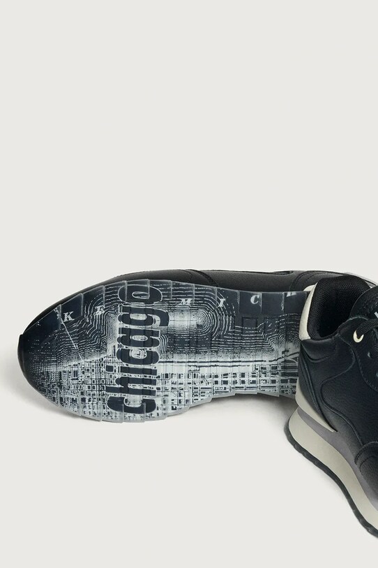Încălțăminte Hoff sneakers din piele CITY CHICAGO MAN 22502620 negru