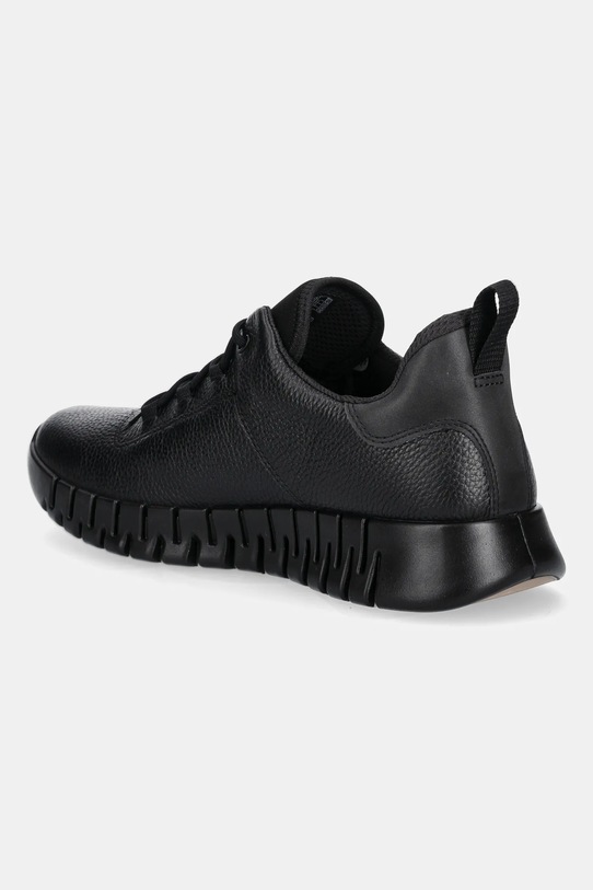 Obuwie Ecco sneakersy skórzane Gruuv Sneaker Lea Gtxs 525224.01001 czarny