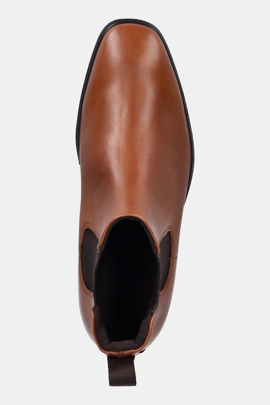 Ecco ghete chelsea de piele Metro Milan Chelsea maro 523384.01644