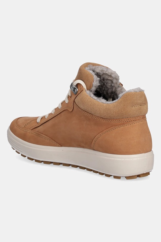 Obuwie Ecco sneakersy nubukowe Soft 7 Tred Warm Gtx 450493.01291 brązowy