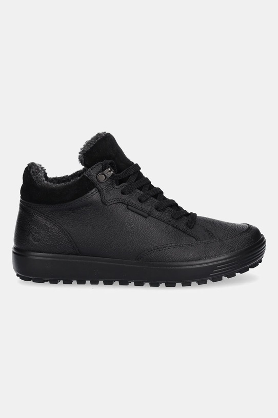Ecco sneakersy skórzane Soft 7 Tred Warm Gtx 450493.01001 czarny AW25