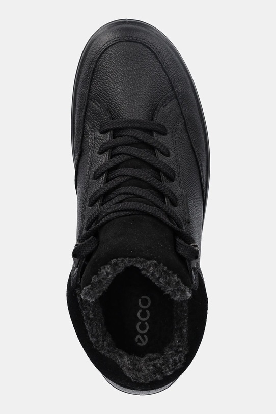 Ecco sneakersy skórzane Soft 7 Tred Warm Gtx czarny 450493.01001