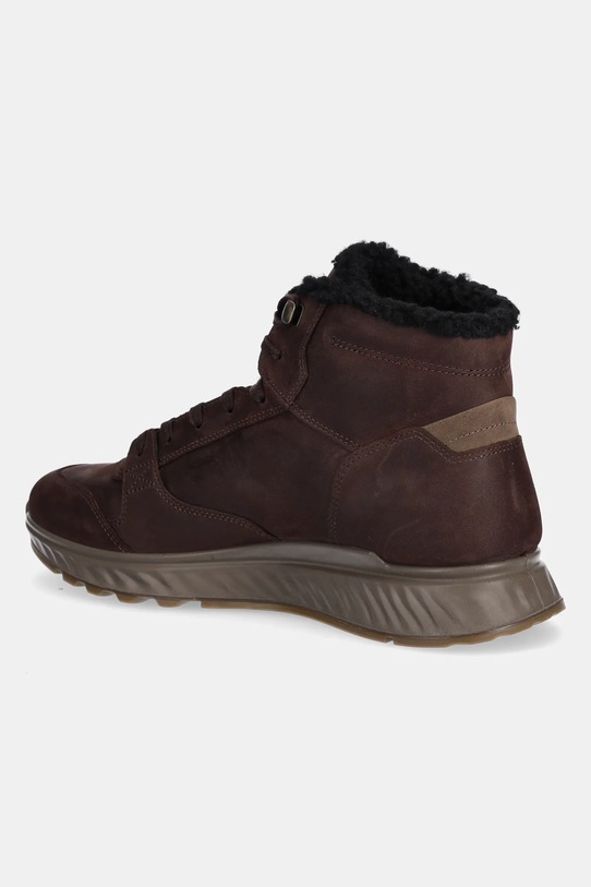 Obuwie Ecco buty nubukowe Exostride Mid Warm 835414.02178 brązowy